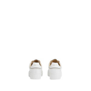 REISS Francesca Leather Low-Top Trainers